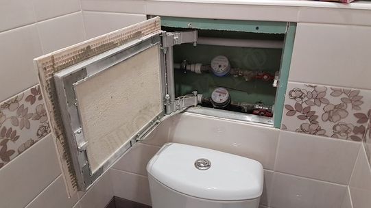 Люк под плитку Нажимной Секрет-Лайт 2 створки 1050*500 Люк под плитку Нажимной Секрет-Лайт 2 створки 1050*500