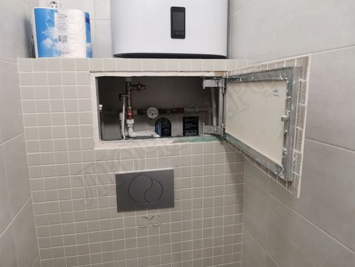 Люк под плитку Нажимной Секрет-Лайт 550*550 Люк под плитку Нажимной Секрет-Лайт 550*550