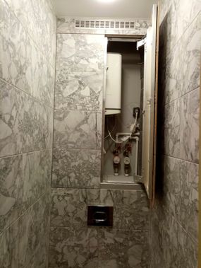 Люк под плитку Секрет 3.0, 2 створки 1100*450 Люк под плитку Секрет 3.0, 2 створки 1100*450