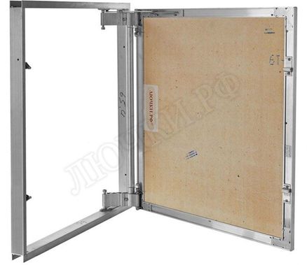 Люк под плитку Нажимной Секрет-Лайт 550*550, 1 створка Люк под плитку Нажимной Секрет-Лайт 550*550, 1 створка