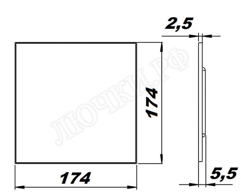 Вытяжной вентилятор airRoxy DTS, матовый алюминий, 01-168 Вытяжной вентилятор airRoxy DTS, матовый алюминий, 01-168